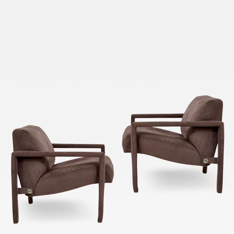 Pair Parsons Lounge Chairs 1980