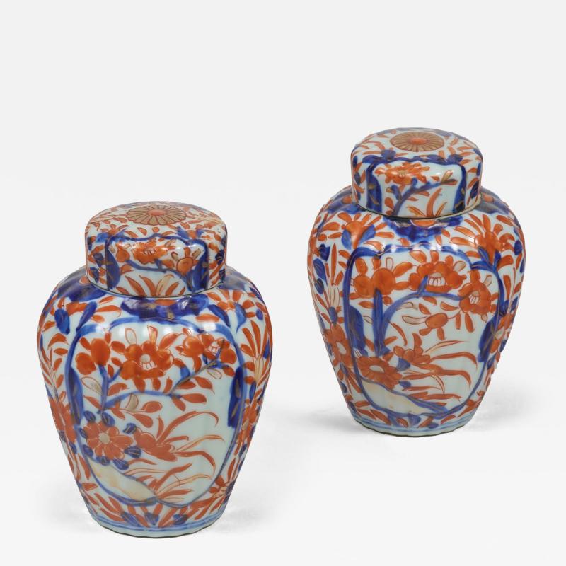 Pair Small Imari Vases