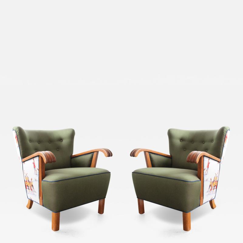 Pair if Danish Club Chair 1940s