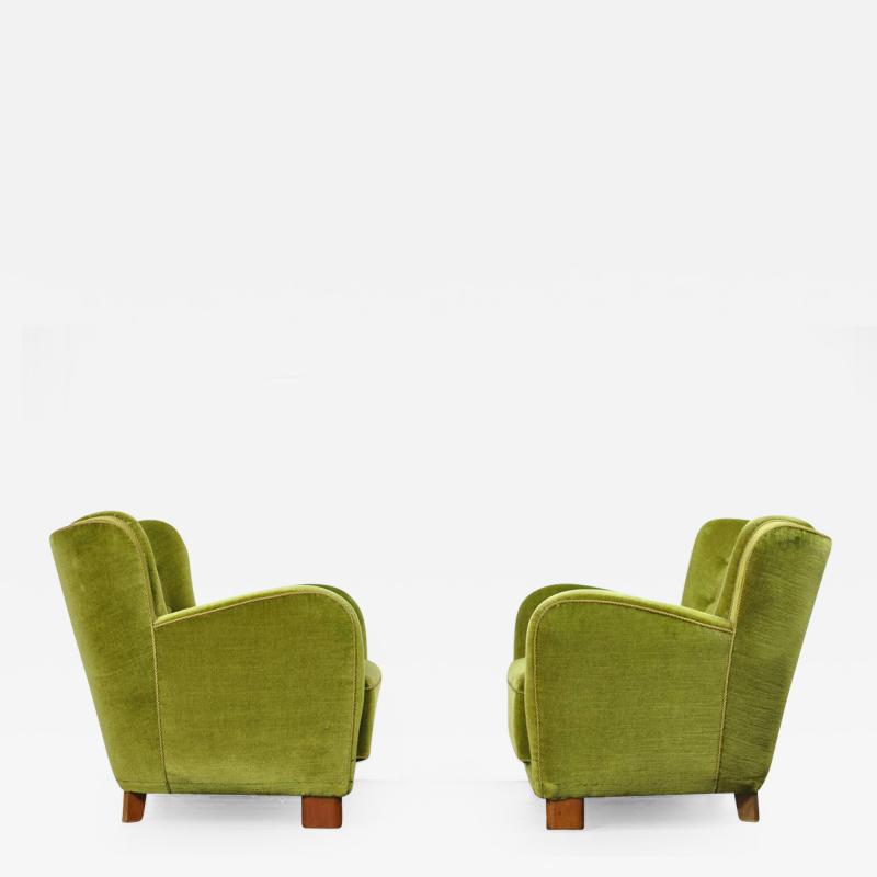 Pair of 1930s Danish Lounge Chairs