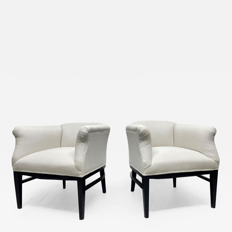 Pair of 1940s Art Deco Lounge Chairs