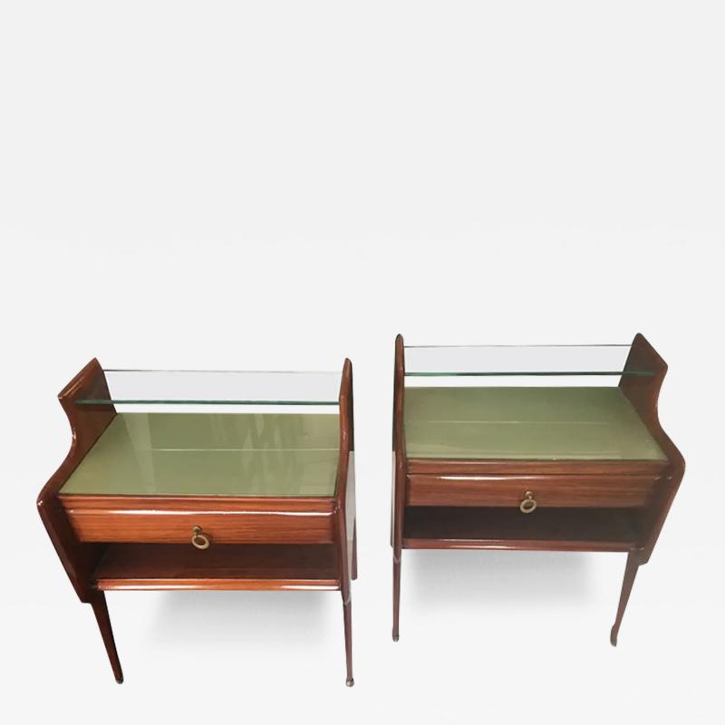 Pair of 1940s Side Tables or Nighstands