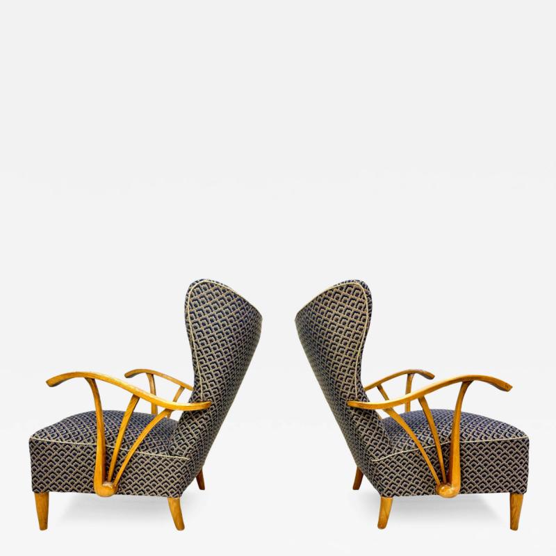 Pair of 1950 s Swedish Lounge Chairs