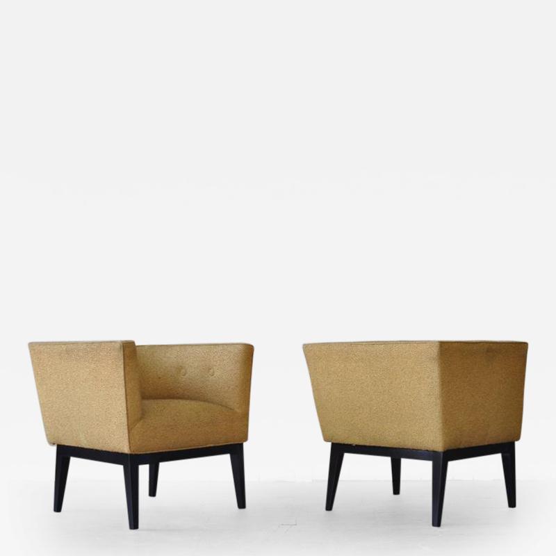 Pair of 1950s Cube Chairs