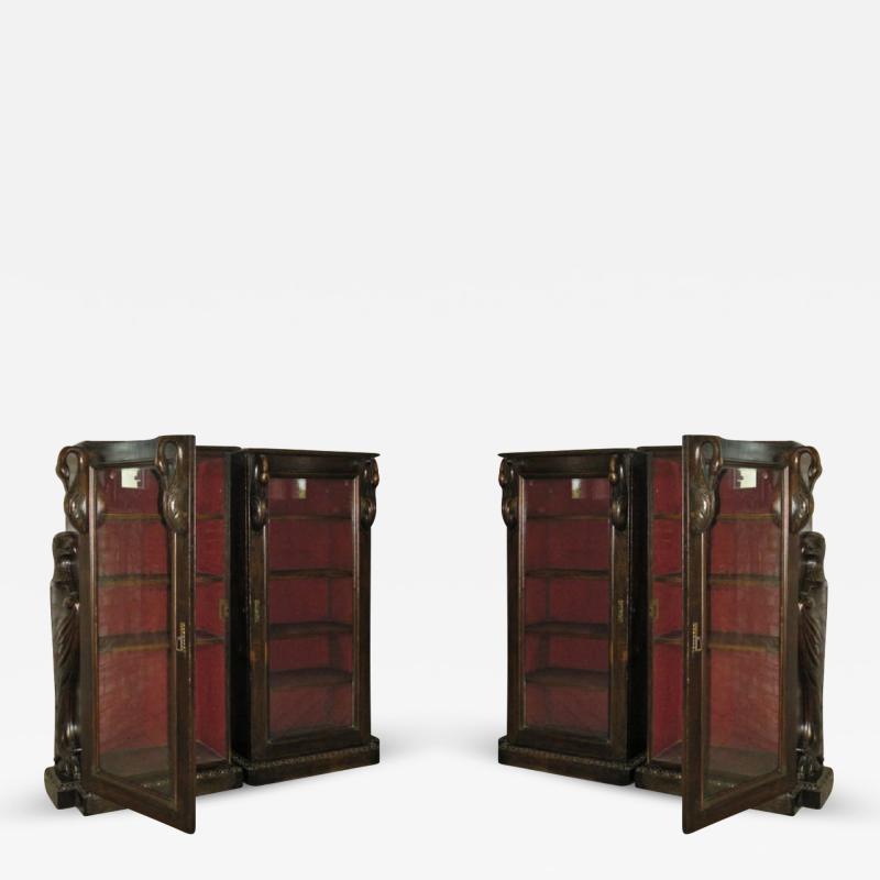 Pair of 19th Century Classical Revival Bookcases