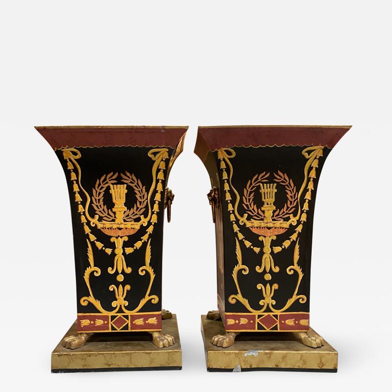 Pair of 2 Antique Italian Vase 1940