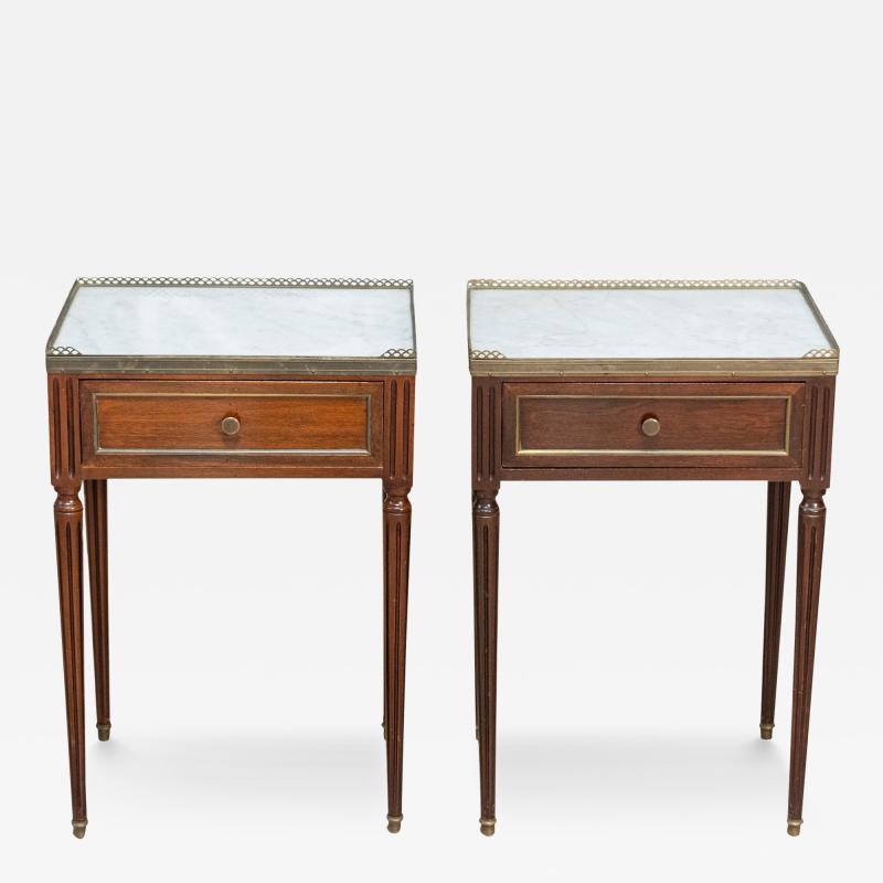 Pair of 20th Century French Louis XVI Style Bedside Tables