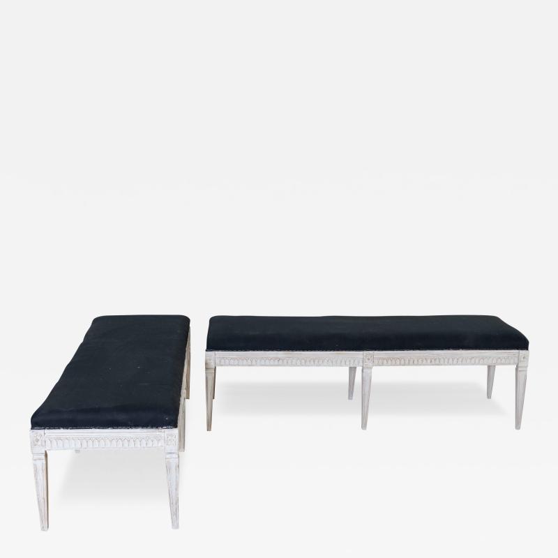 Pair of 20th Century Swedish Benches