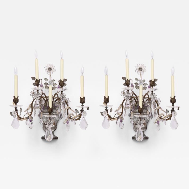 Pair of 5 Light Sconces