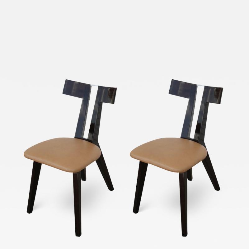 Pair of Amlash Side Chairs by Mirak