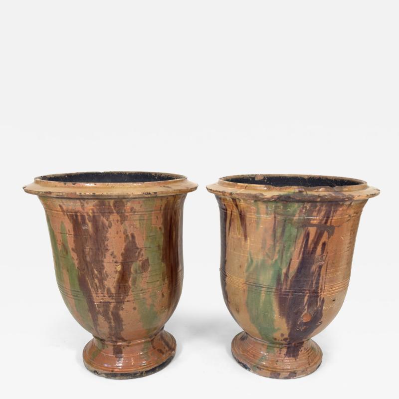 Pair of Anduze Terra Cotta Planters 19th Century