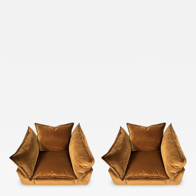 Pair of Armchairs Cado by Gunnar Gravesen and David Lewis Divano for ICF