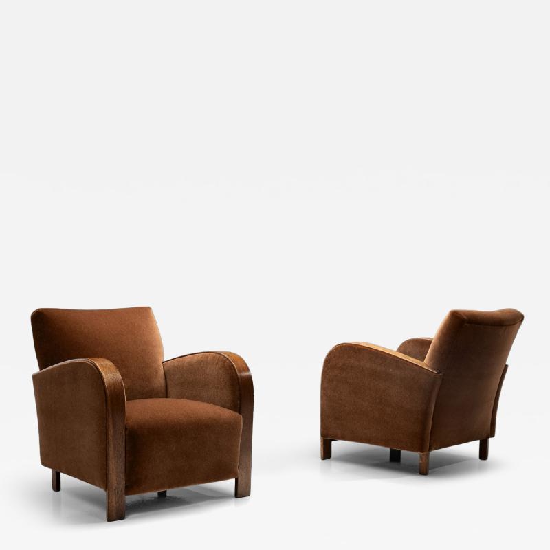 Pair of Art Deco Armchairs Europe First half of the 20th Century