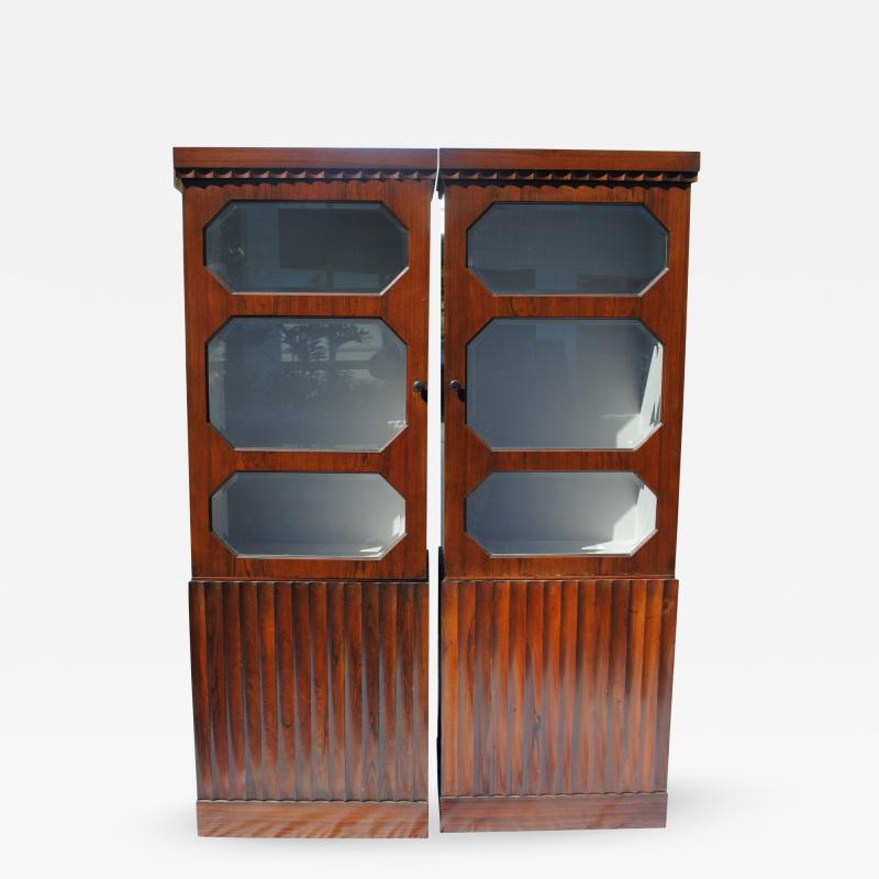 Pair of Art Deco Rosewood cabinets