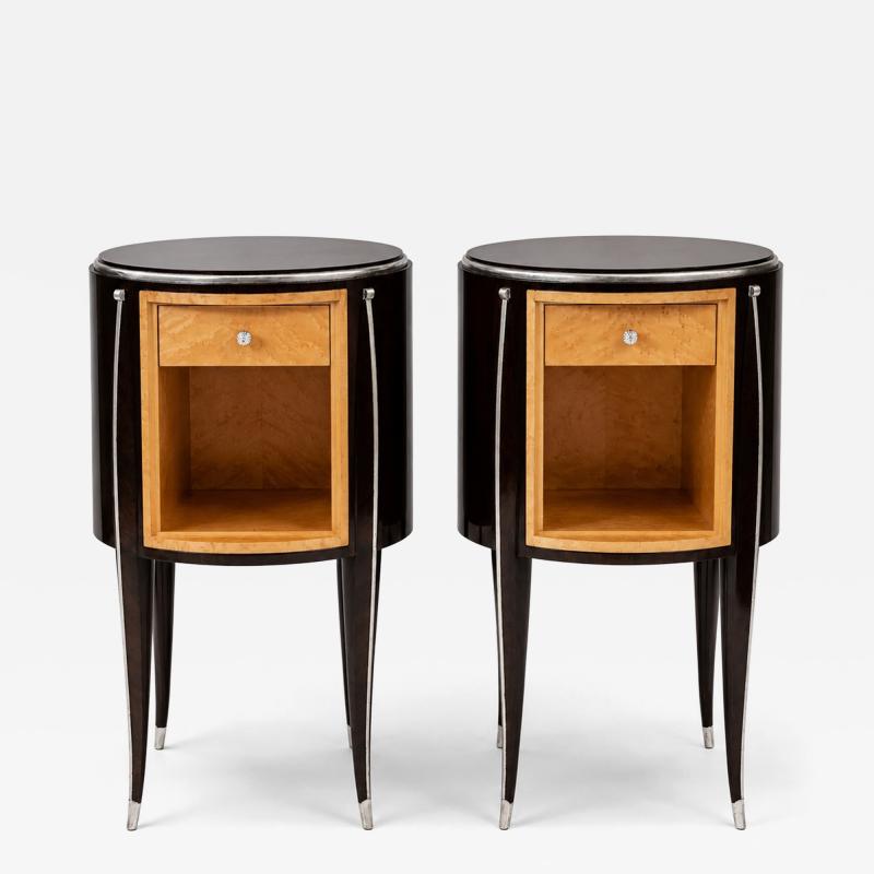 Pair of Art Deco Style Side Cabinets In the manner of mile Jacques Ruhlmann