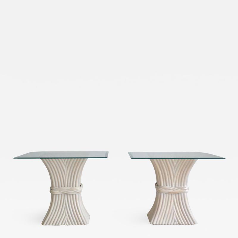 Pair of Bamboo Tables
