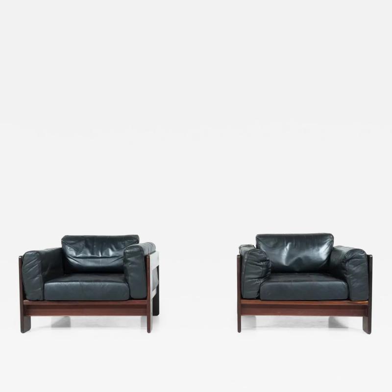 Pair of Bastiano Armchairs by Tobia Scarpa for Knoll Italy 