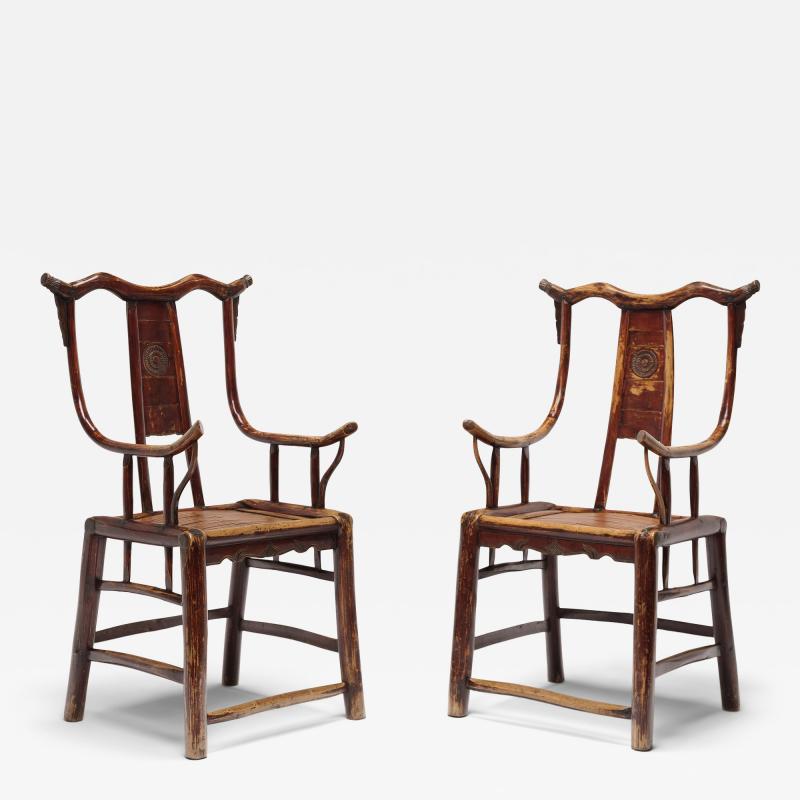 Pair of Bentwood Chrysanthemum Armchairs