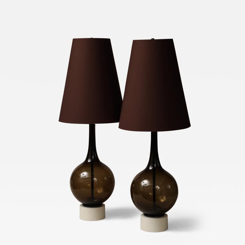 Pair of Bottle Lamps