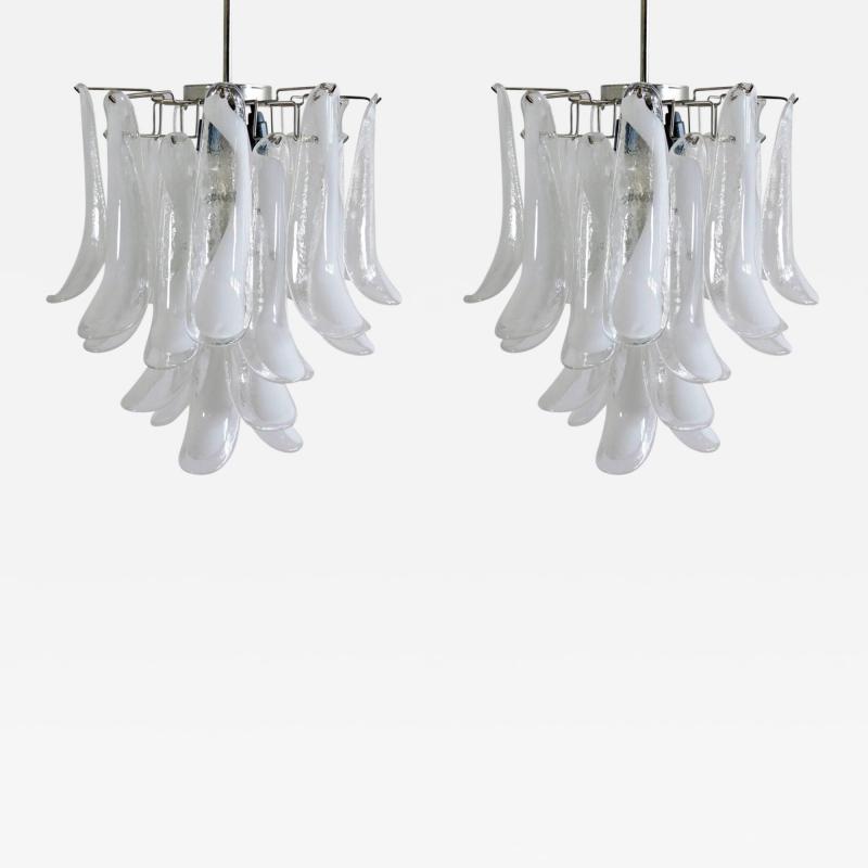 Pair of Charming Murano Chandelier 1970s
