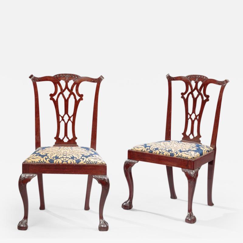 Pair of Chippendale Side Chairs