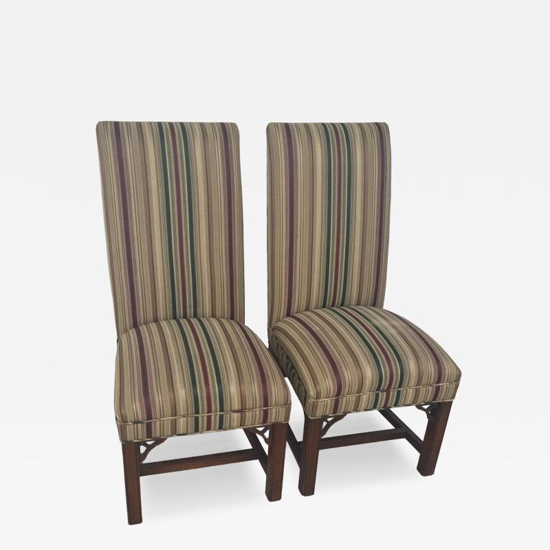 Pair of Chippendale Style Mahogany Side Chairs