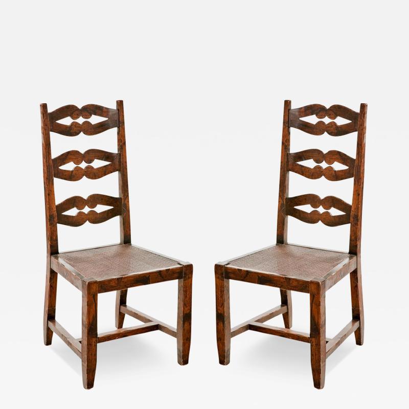 Pair of Country Side Chairs England circa 1890