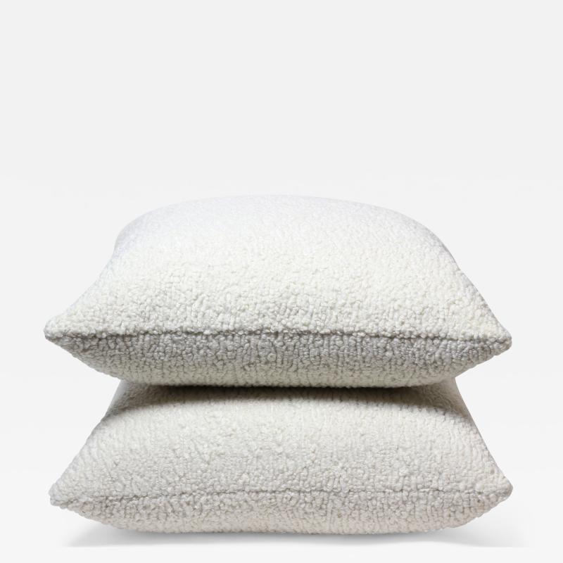 Pair of Cream Color Sherpa Pillows 2021 United States