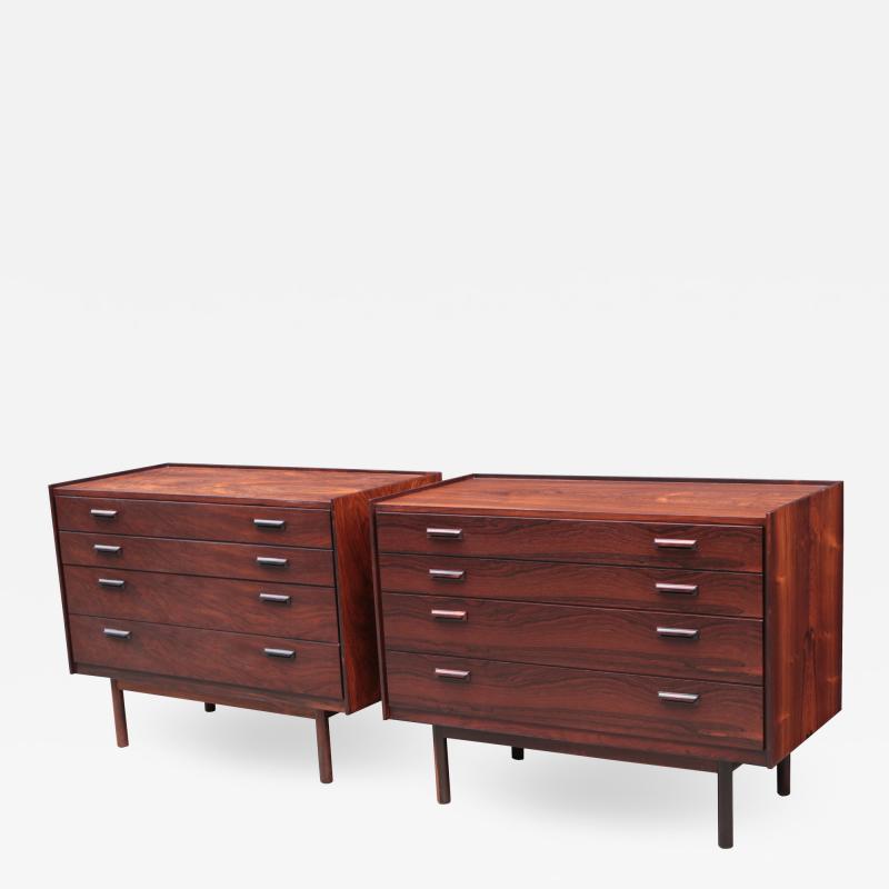 Pair of Danish Modernist Chests