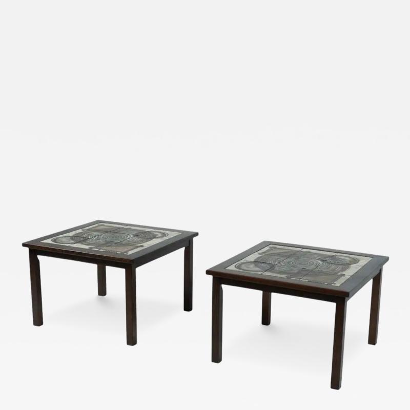 Pair of Danish Side Tables by Ox Art 1970s