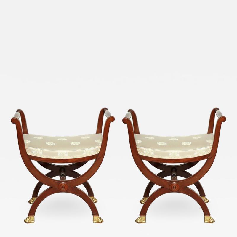 Pair of Directoire Benches
