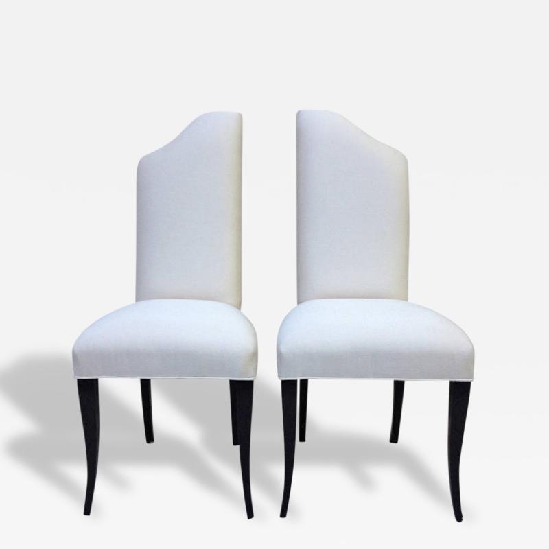 Pair of Elegant Hollywood Regency Side Chairs