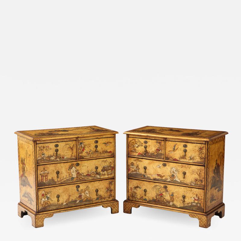 Pair of English Chinoiserie Chests