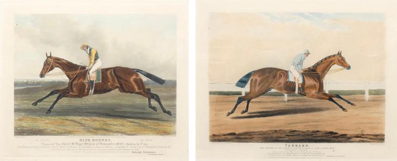 Pair of English Framed Equestrian Engravings