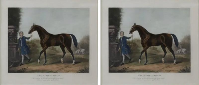 Pair of Equestrian Engravings after John Wootton 1683 764 