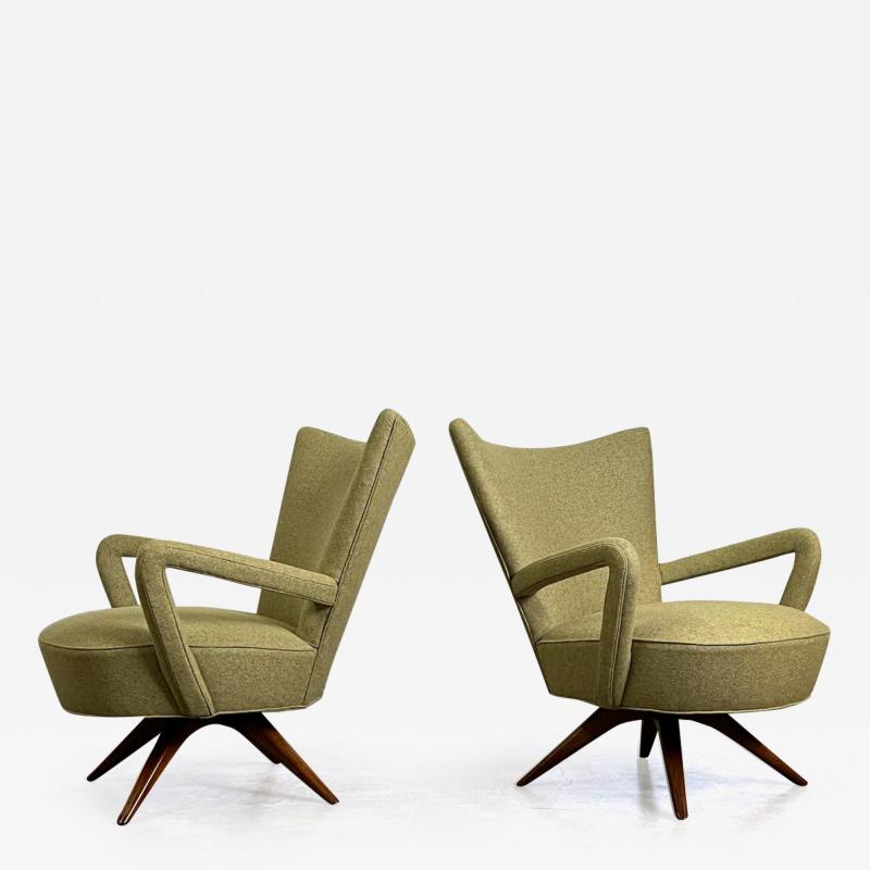 Pair of Ernst Schwadron Lounge Chairs