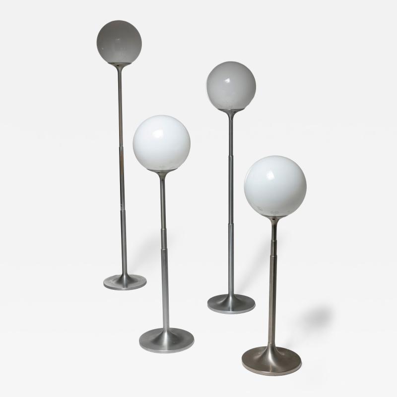 Pair of Extendable Polluce Floor Lamps by Enzo Mari for Artemide
