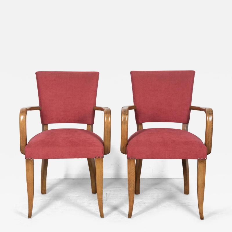 Pair of French 20th Century Bridge Chairs