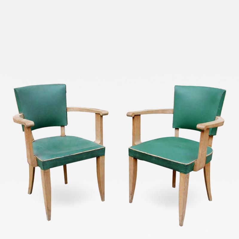 Pair of French Art Deco Armchairs