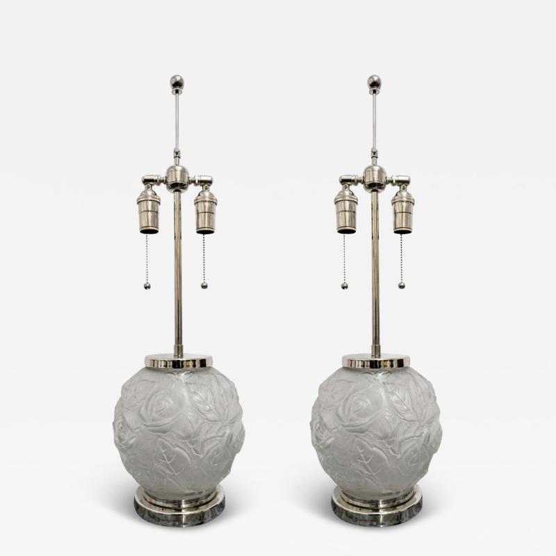 Pair of French Art Deco Table Lamps