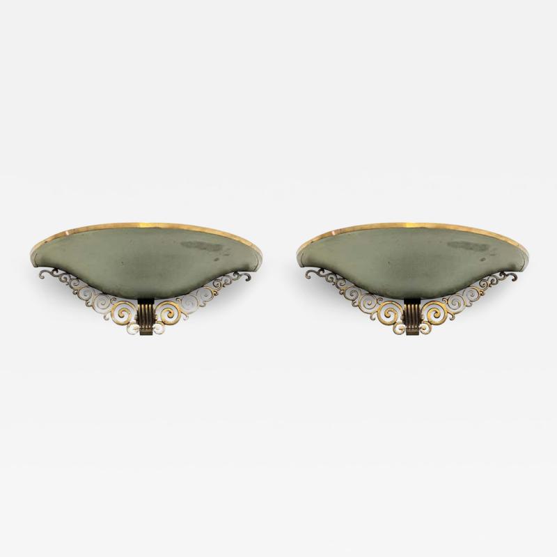 Pair of French Art Deco Wall Sconces