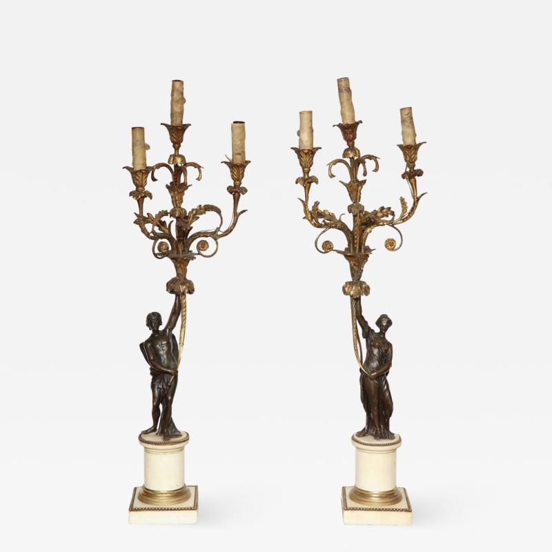 Pair of French Louis XVI Candelabra