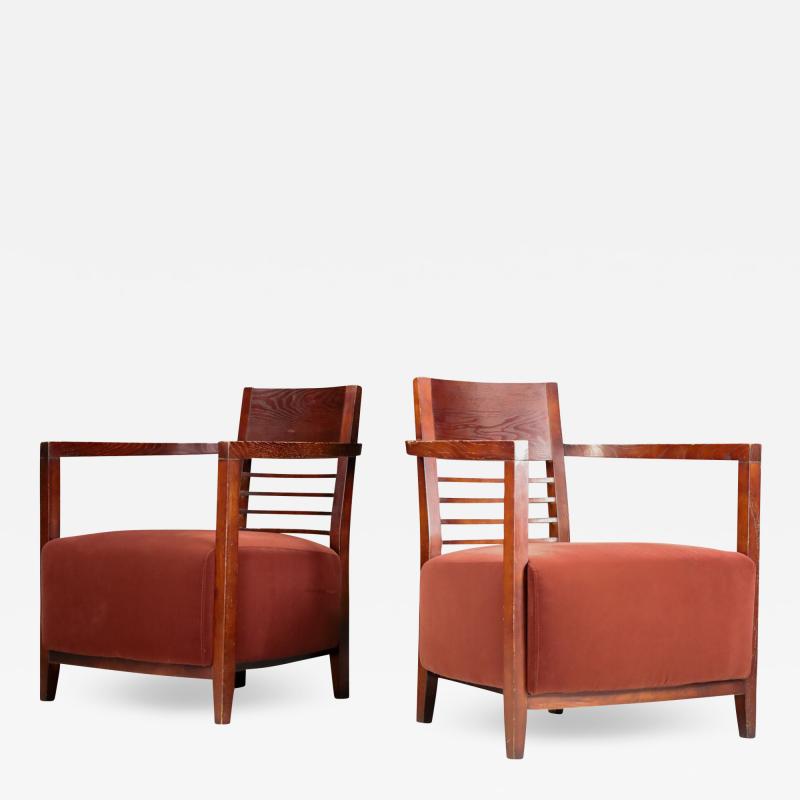 Pair of German post modern Armchairs