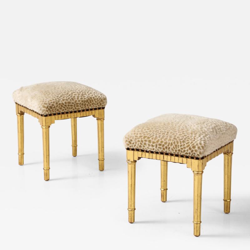 Pair of Giltwood Benches