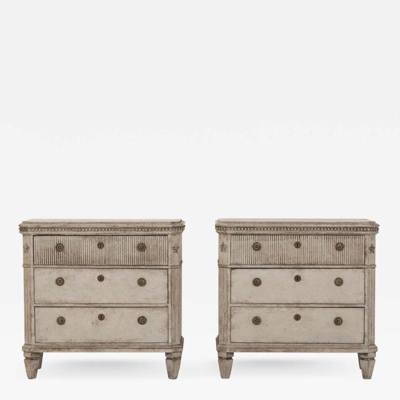 Pair of Gustavian Pair of Chests of Drawers