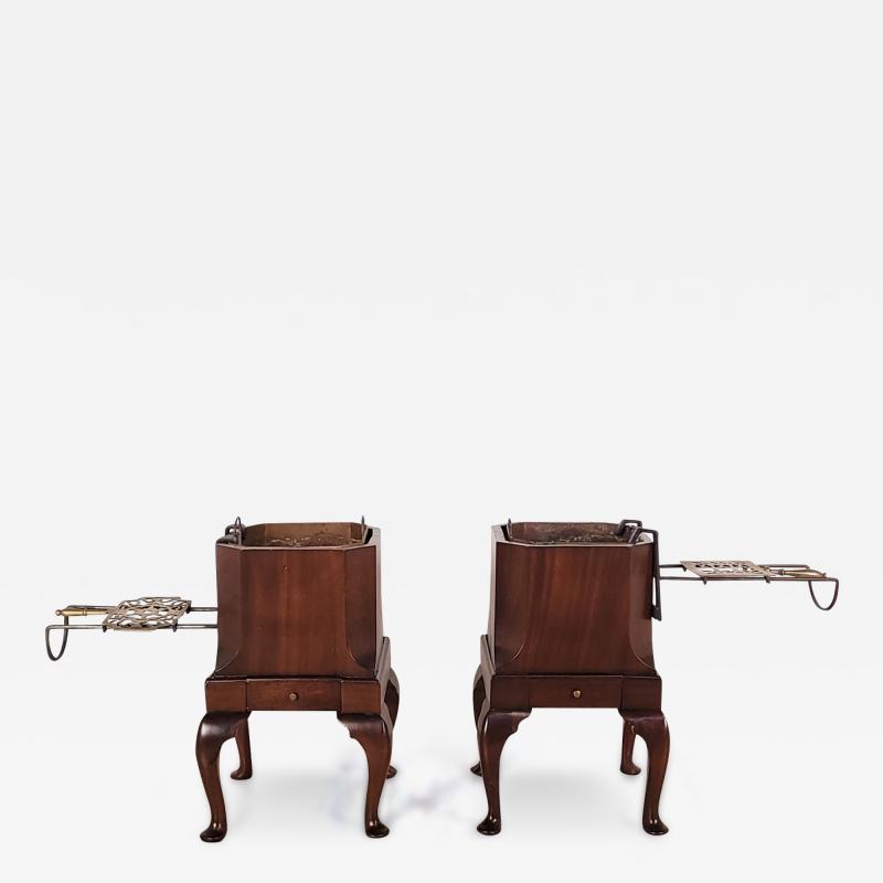 Pair of Gustavian Style Swedish Brass Lined Wine Buckets circa 1900