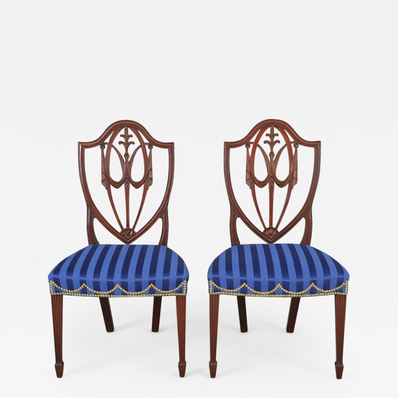 Pair of Hepplewhite Side Chairs