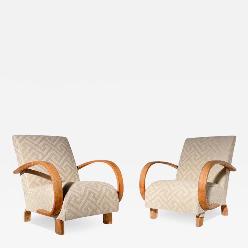 Pair of Hungarian Bentwood Armchairs