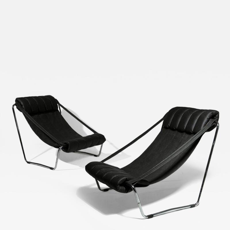 Pair of Italian 70s Lounge Chairs by Corsini Wiskemann for Cinova