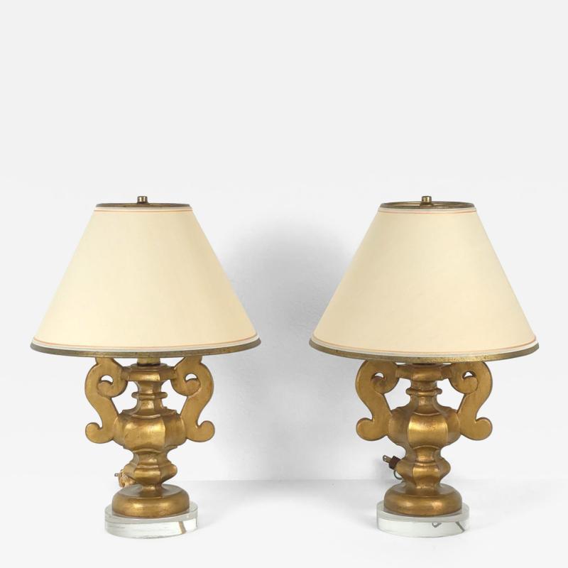 Pair of Italian Antique Urns Mounted as Lamps